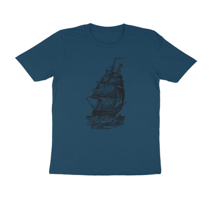 Half-Sleeve Round Neck T-Shirt – Sailing 1!
