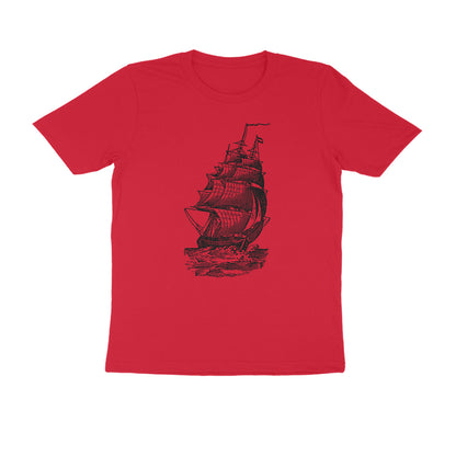 Half-Sleeve Round Neck T-Shirt – Sailing 1!