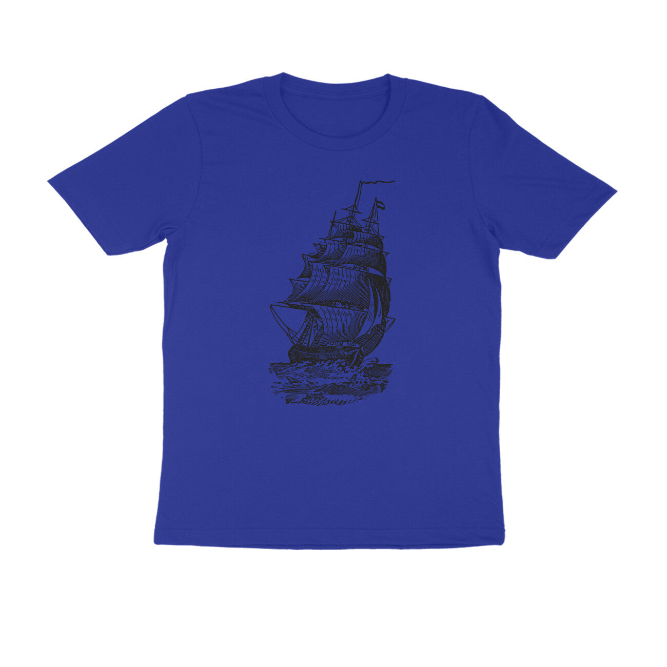 Half-Sleeve Round Neck T-Shirt – Sailing 1!