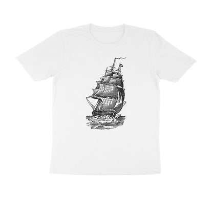 Half-Sleeve Round Neck T-Shirt – Sailing 1!