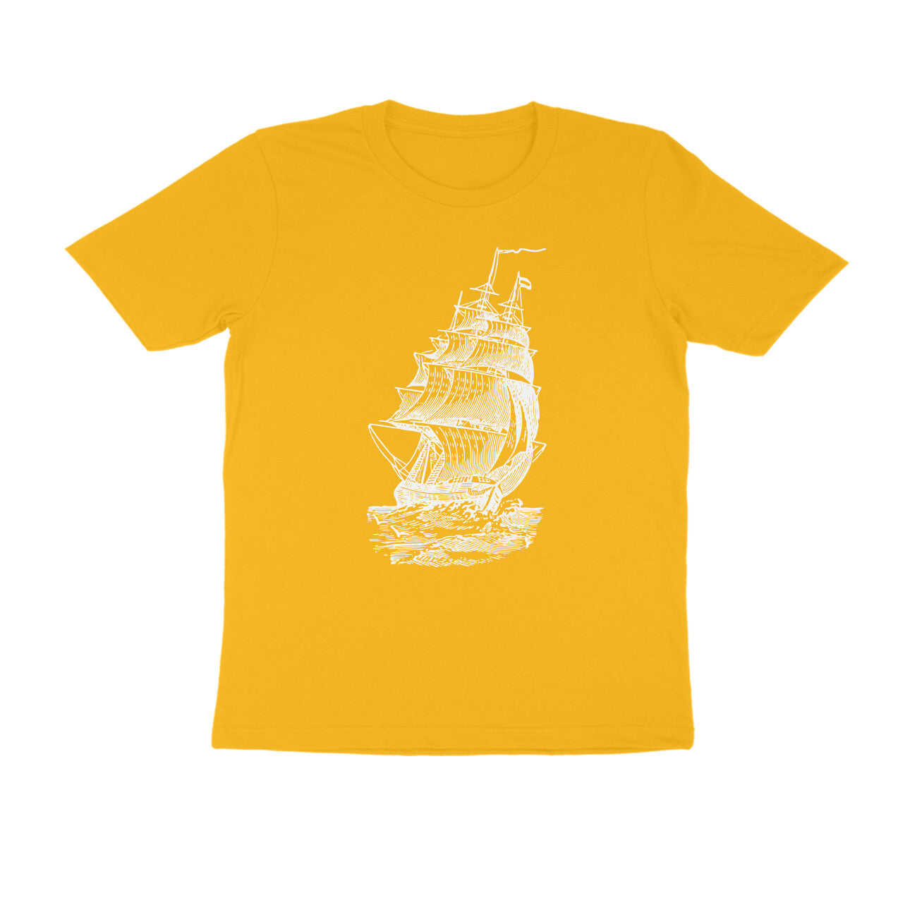 Half-Sleeve Round Neck T-Shirt – Sailing 2!