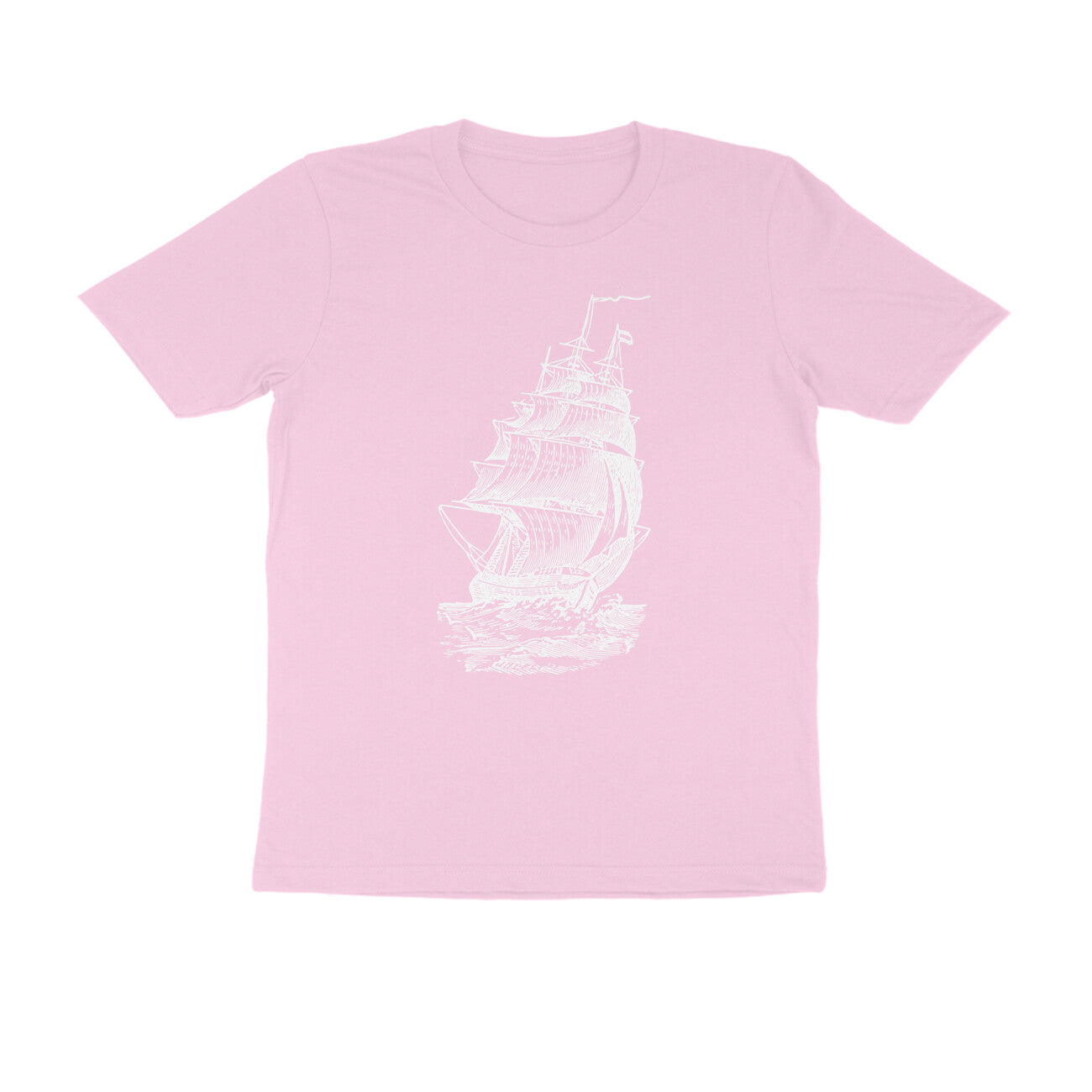 Half-Sleeve Round Neck T-Shirt – Sailing 2!