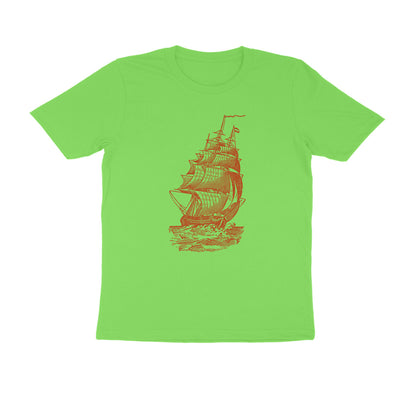 Half-Sleeve Round Neck T-Shirt – Sailing 3!