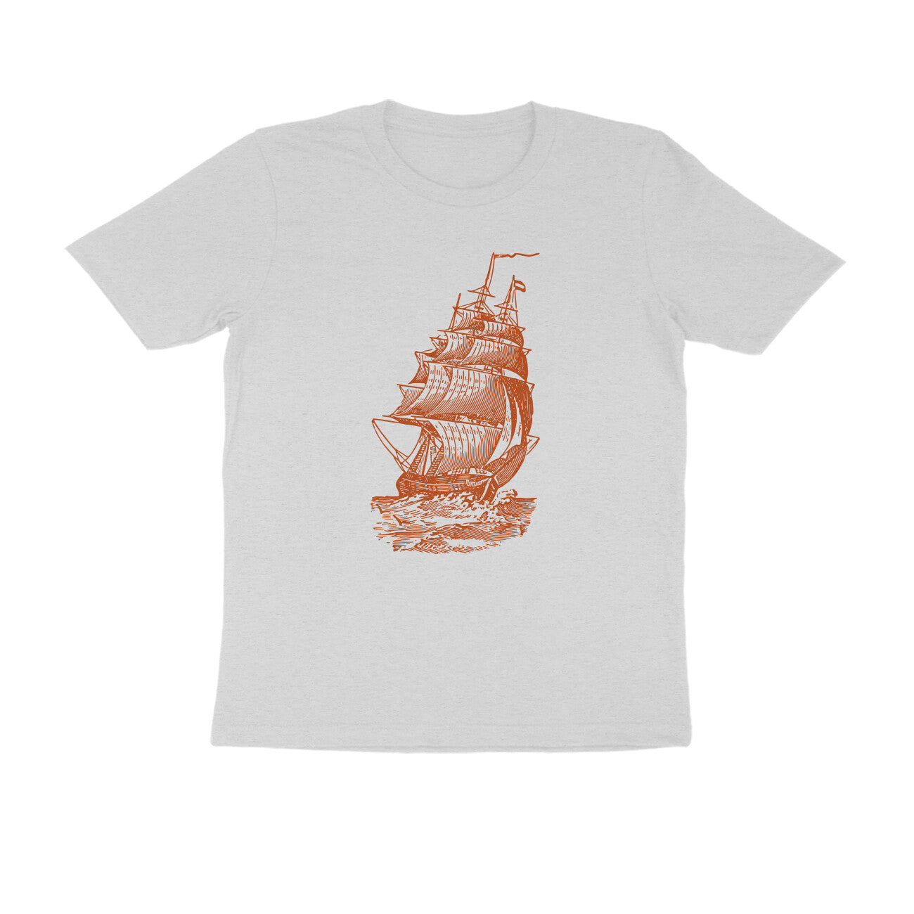 Half-Sleeve Round Neck T-Shirt – Sailing 3!