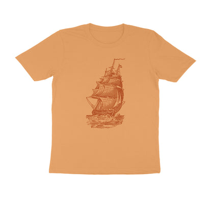 Half-Sleeve Round Neck T-Shirt – Sailing 3!