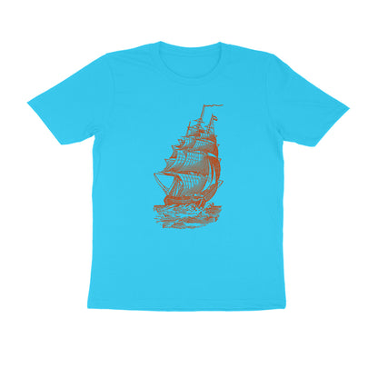 Half-Sleeve Round Neck T-Shirt – Sailing 3!