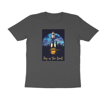Half-Sleeve Round Neck T-Shirt – Sky is the limit