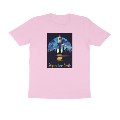 Half-Sleeve Round Neck T-Shirt – Sky is the limit
