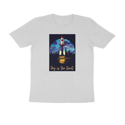 Half-Sleeve Round Neck T-Shirt – Sky is the limit