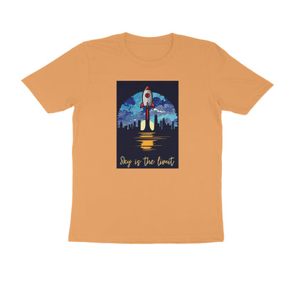 Half-Sleeve Round Neck T-Shirt – Sky is the limit