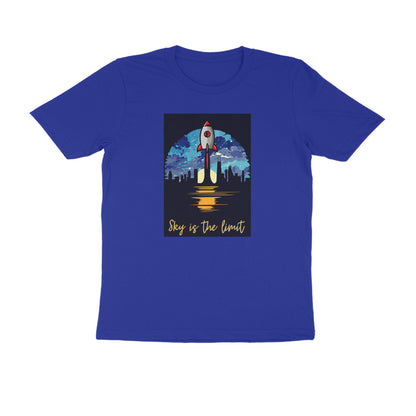 Half-Sleeve Round Neck T-Shirt – Sky is the limit