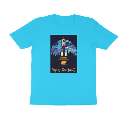 Half-Sleeve Round Neck T-Shirt – Sky is the limit