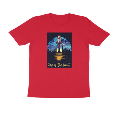 Half-Sleeve Round Neck T-Shirt – Sky is the limit