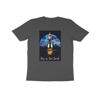 Kids' Half Sleeve Round Neck T-shirt – Sky is the limit