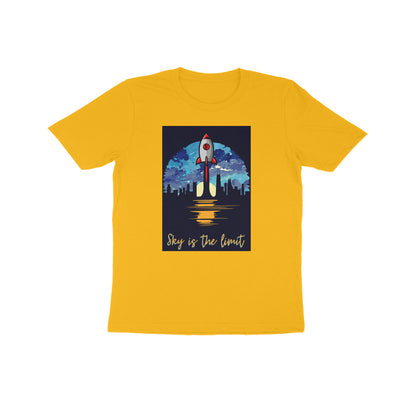 Kids' Half Sleeve Round Neck T-shirt – Sky is the limit