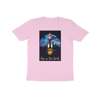 Kids' Half Sleeve Round Neck T-shirt – Sky is the limit