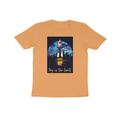 Kids' Half Sleeve Round Neck T-shirt – Sky is the limit