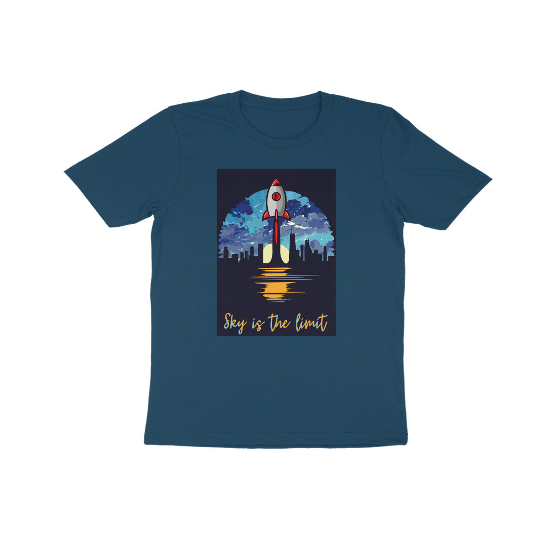 Kids' Half Sleeve Round Neck T-shirt – Sky is the limit