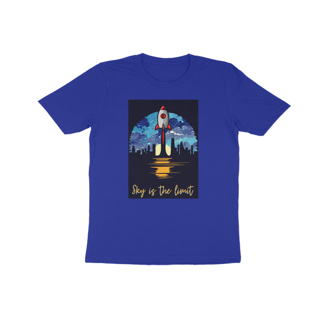 Kids' Half Sleeve Round Neck T-shirt – Sky is the limit