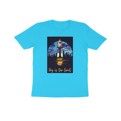 Kids' Half Sleeve Round Neck T-shirt – Sky is the limit
