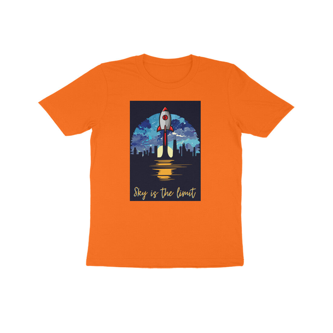 Kids' Half Sleeve Round Neck T-shirt – Sky is the limit