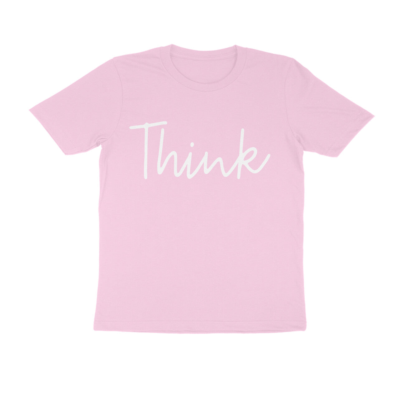 Half-Sleeve Round Neck T-Shirt – Think 1