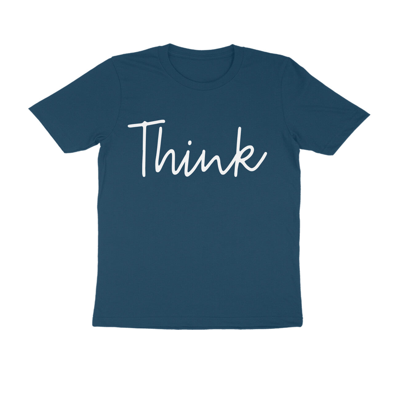 Half-Sleeve Round Neck T-Shirt – Think 1