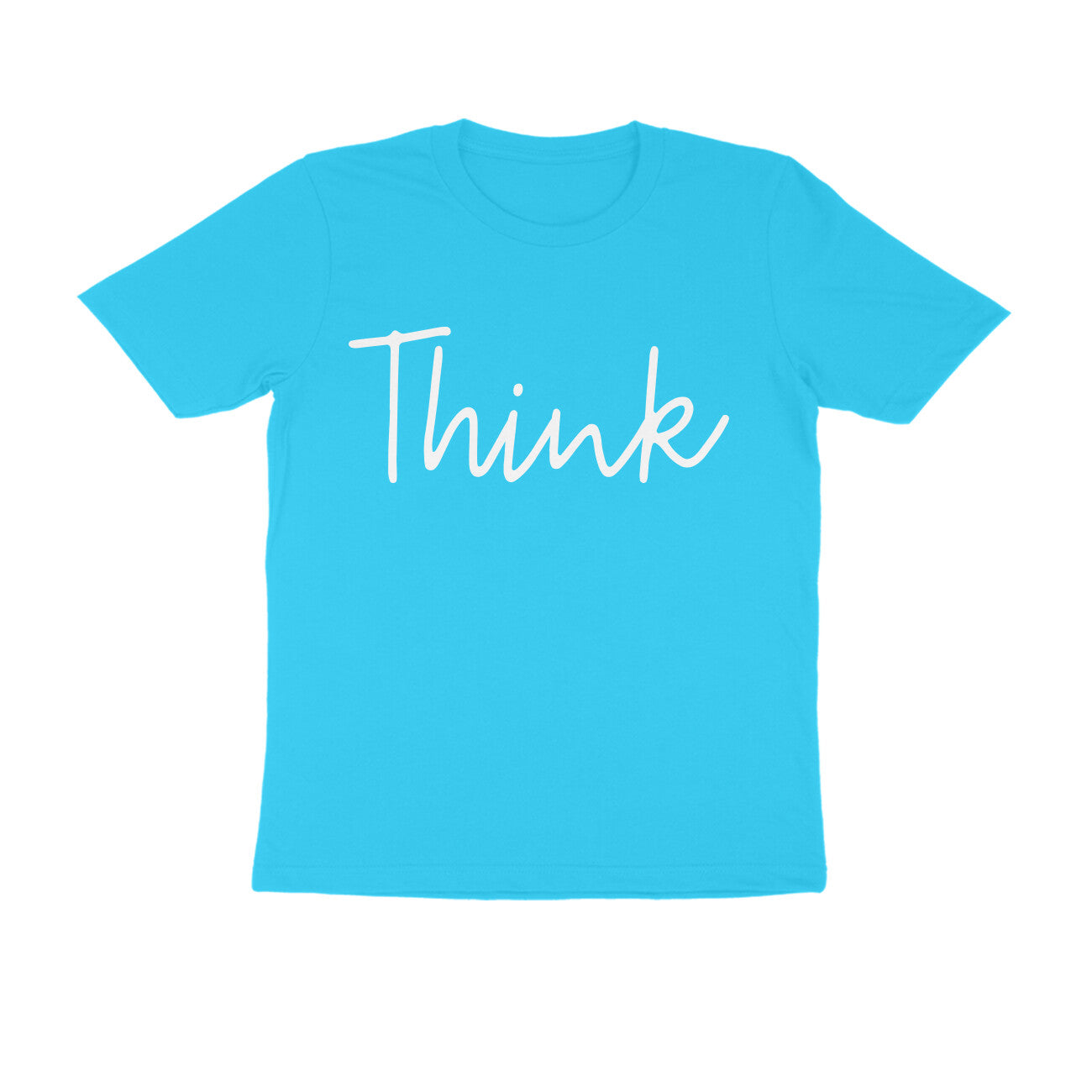 Half-Sleeve Round Neck T-Shirt – Think 1