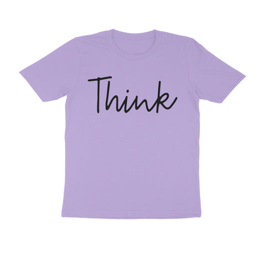 Half-Sleeve Round Neck T-Shirt – Think 2