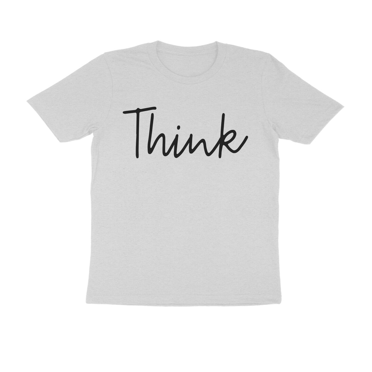 Half-Sleeve Round Neck T-Shirt – Think 2