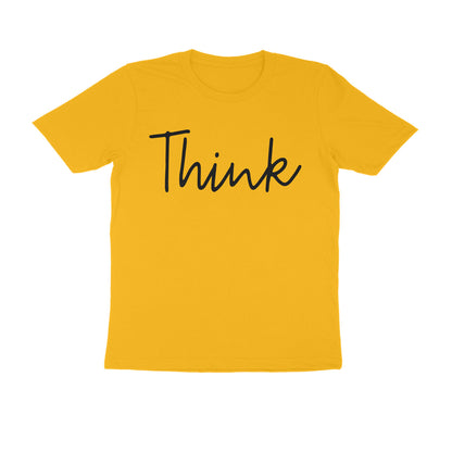Half-Sleeve Round Neck T-Shirt – Think 2