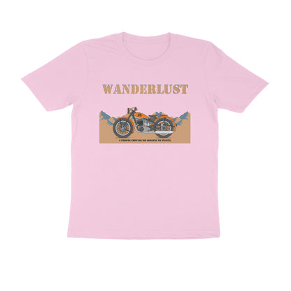 Half-Sleeve Round Neck T-Shirt – Wanderlust 1