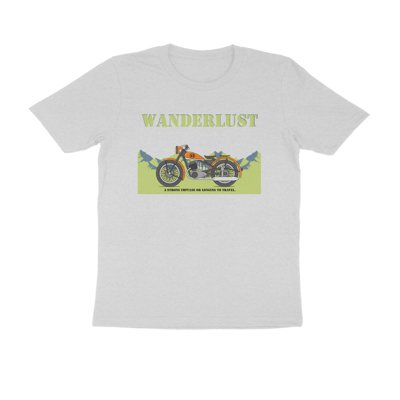 Half-Sleeve Round Neck T-Shirt – Wanderlust 2