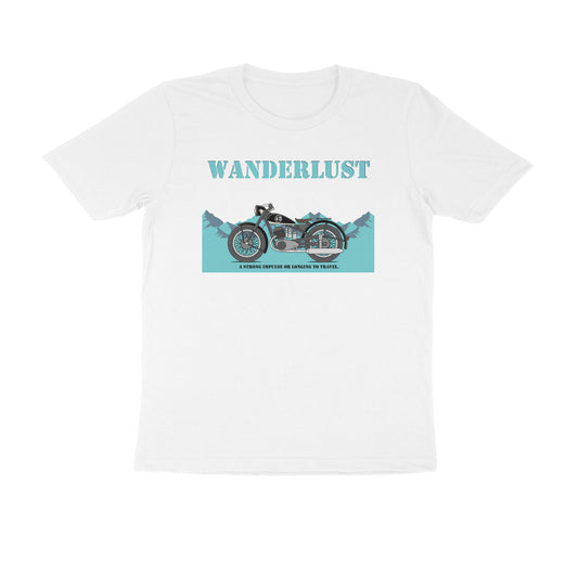 Half-Sleeve Round Neck T-Shirt – Wanderlust 3