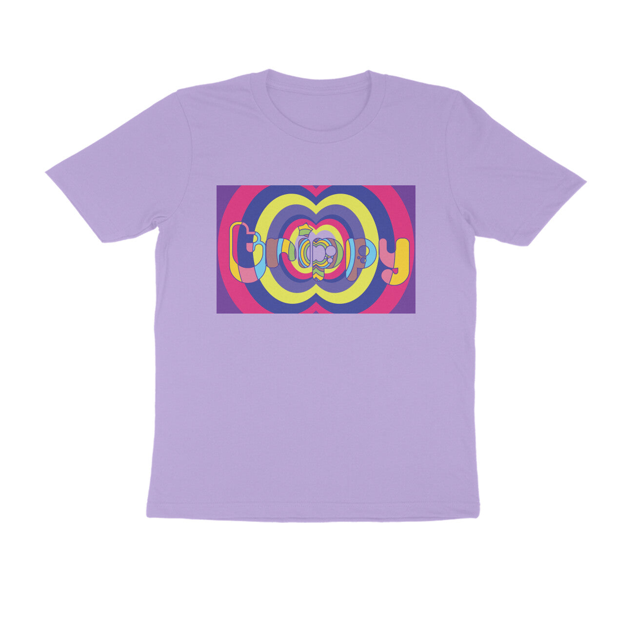 Half-Sleeve Round Neck T-Shirt – Trippy 1