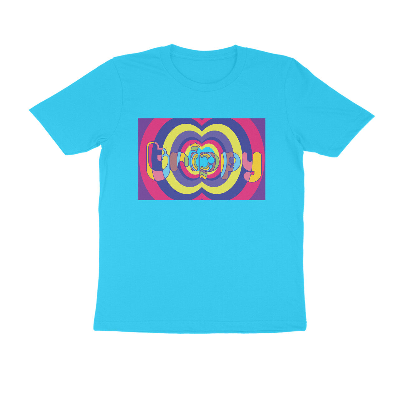 Half-Sleeve Round Neck T-Shirt – Trippy 1