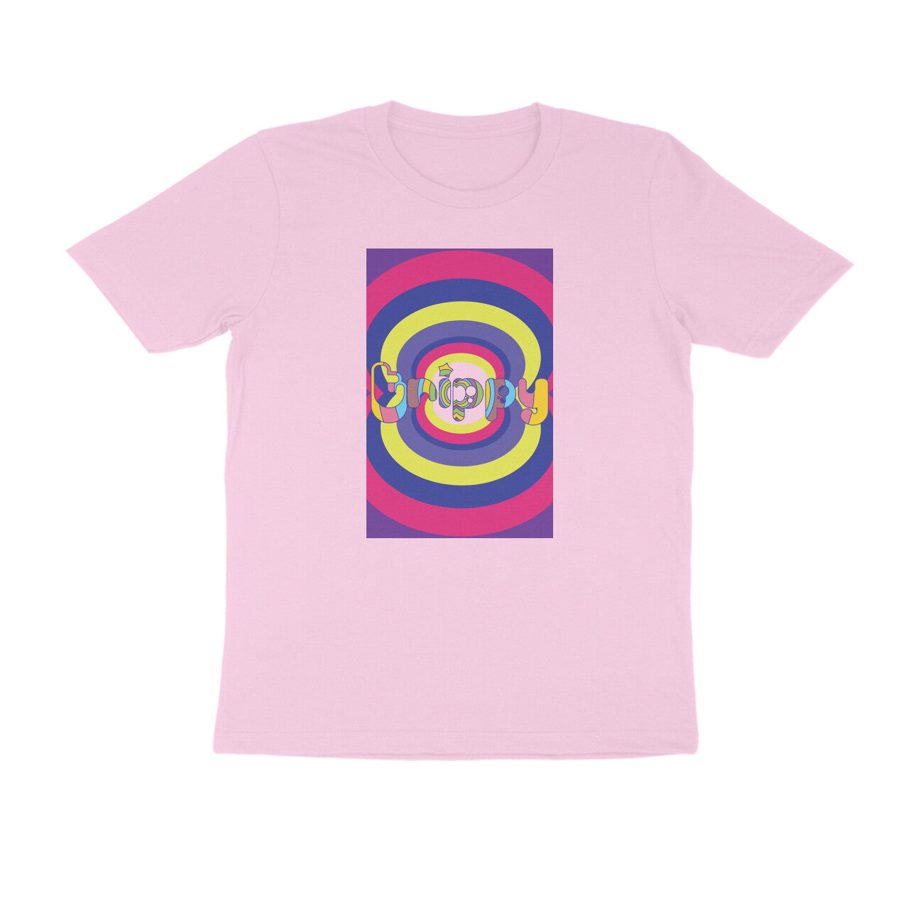 Half-Sleeve Round Neck T-Shirt – Trippy 2