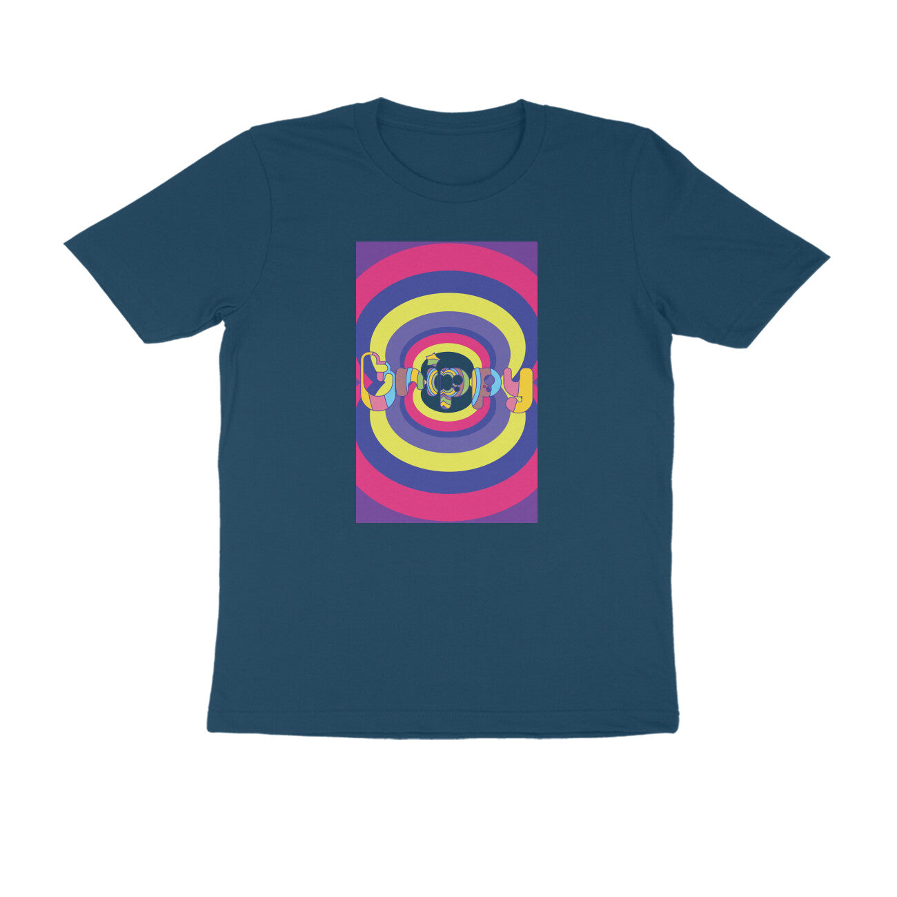 Half-Sleeve Round Neck T-Shirt – Trippy 2