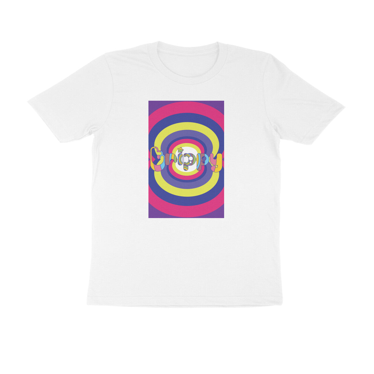 Half-Sleeve Round Neck T-Shirt – Trippy 2