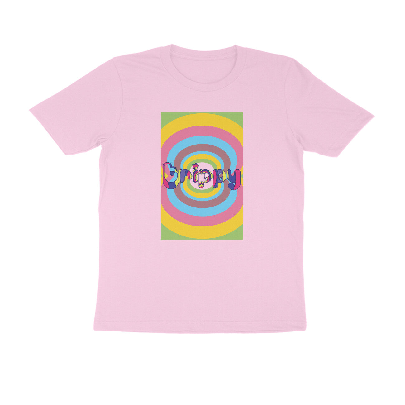 Half-Sleeve Round Neck T-Shirt – Trippy 3