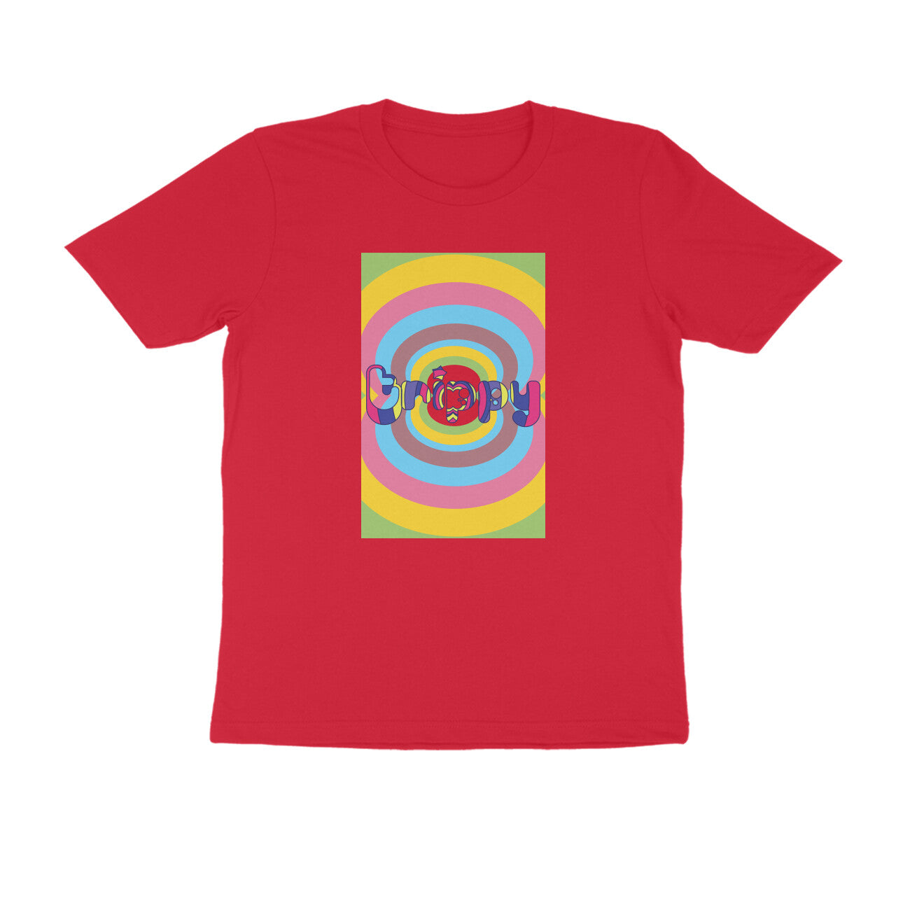 Half-Sleeve Round Neck T-Shirt – Trippy 3