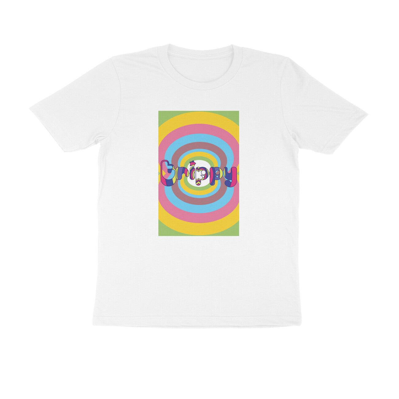 Half-Sleeve Round Neck T-Shirt – Trippy 3