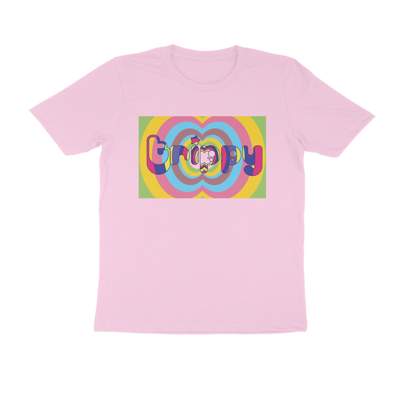 Half-Sleeve Round Neck T-Shirt – Trippy 4