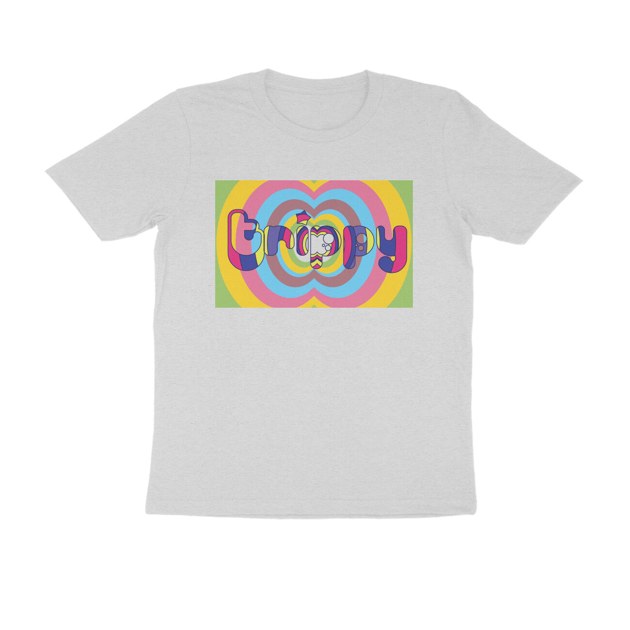 Half-Sleeve Round Neck T-Shirt – Trippy 4