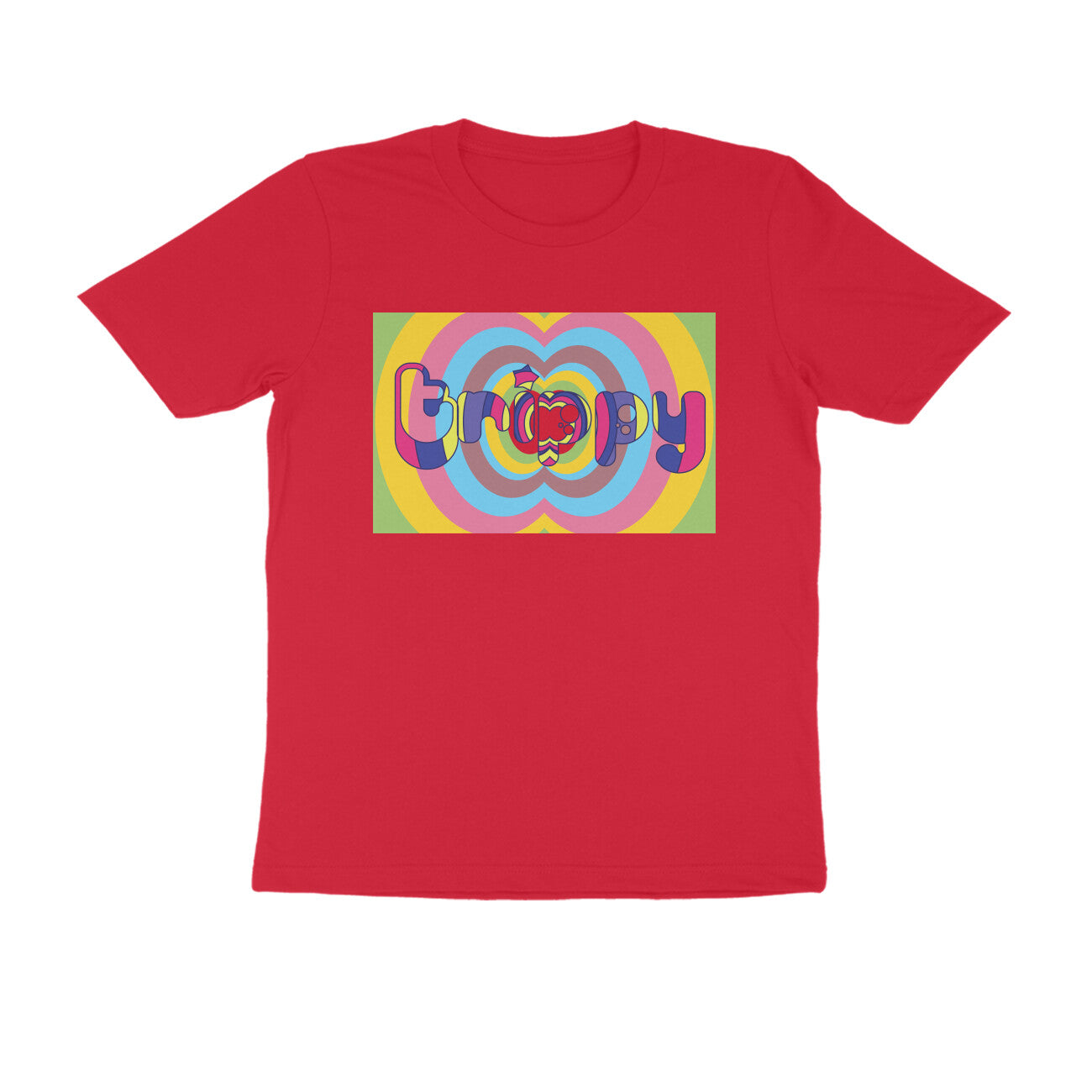 Half-Sleeve Round Neck T-Shirt – Trippy 4