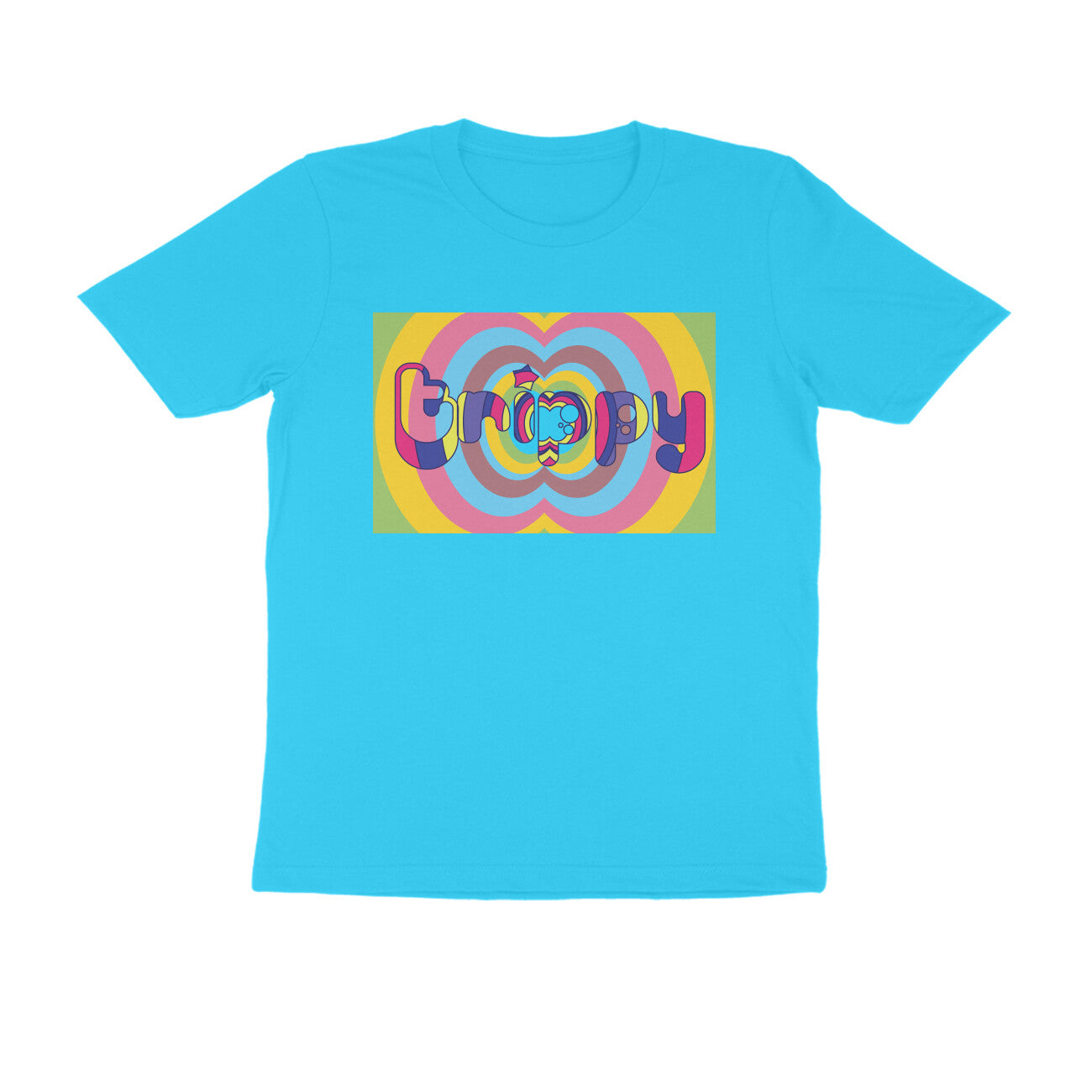 Half-Sleeve Round Neck T-Shirt – Trippy 4