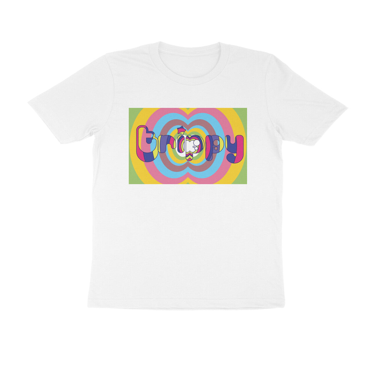 Half-Sleeve Round Neck T-Shirt – Trippy 4