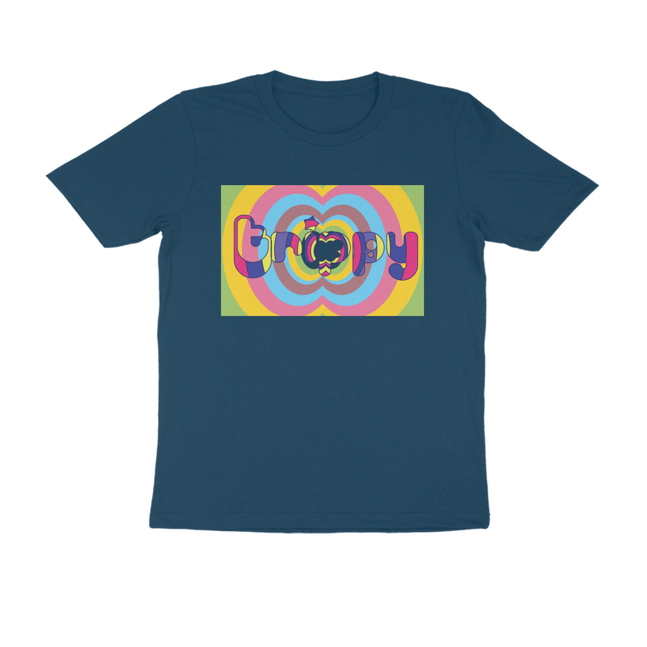 Half-Sleeve Round Neck T-Shirt – Trippy 4