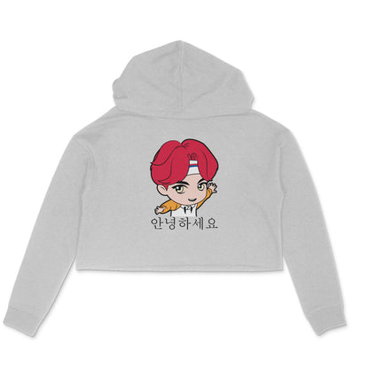 WOMEN'S CROP HOODIES - Korean – Annyeonghaseyo - Hello 3