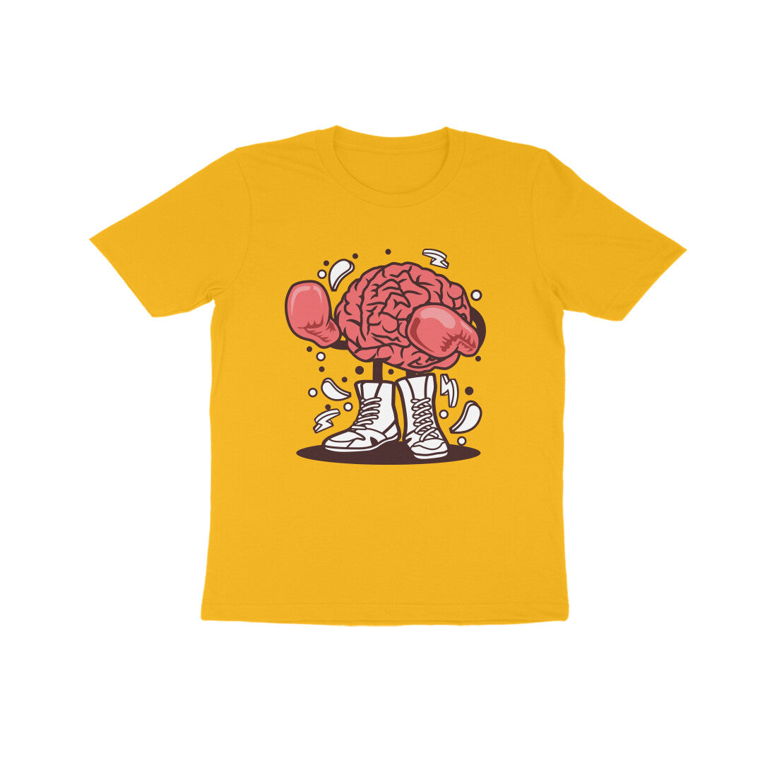 Kids' Half Sleeve Round Neck T-shirt – Brain Fight 1